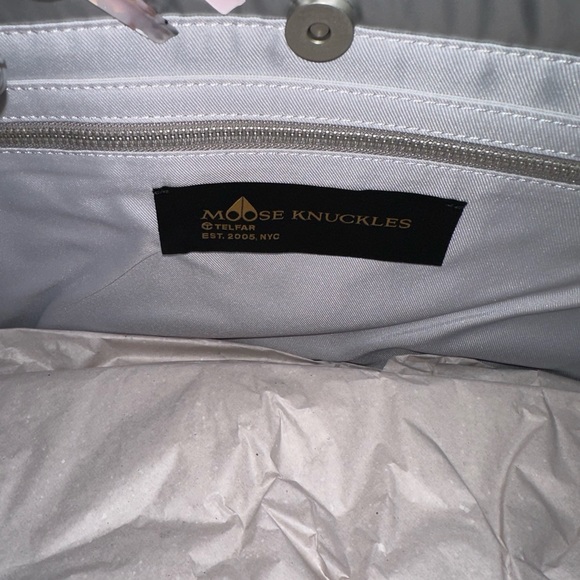 Moose Knuckles x Telfar Quilted Large Shopper - Silver - Picture 5 of 6